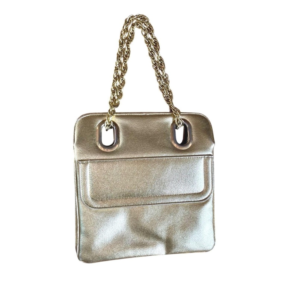 Metallic Gold Chain Shoulder Bag Purse Evening Party Special‎ Occasion